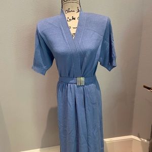 Vintage St. John Knit Wrap Dress w/ Belt